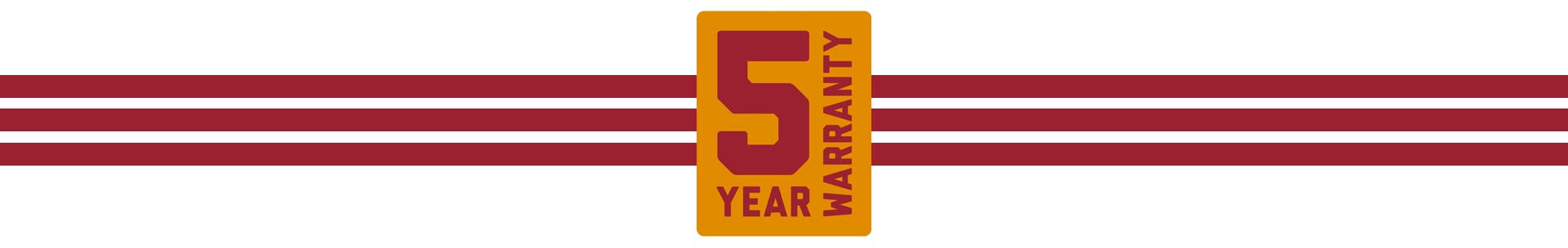 5 años de garantía
